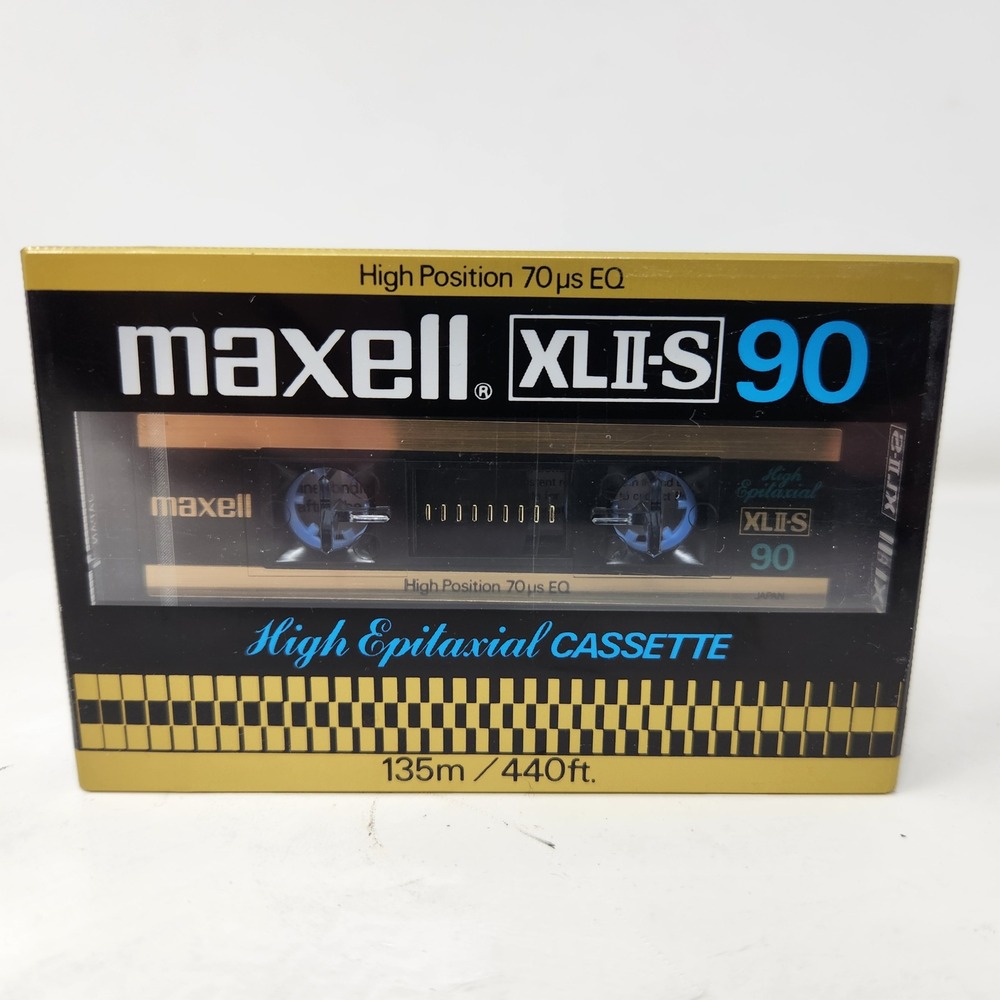 Maxell XLII-S 90 High Bias Type II High Epitaxial Cassette Tape Sealed Japan